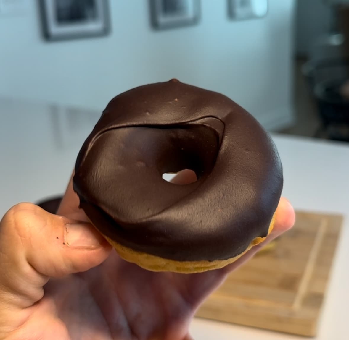 Chocolate Glaze Donut (High Protein / Low Carb)