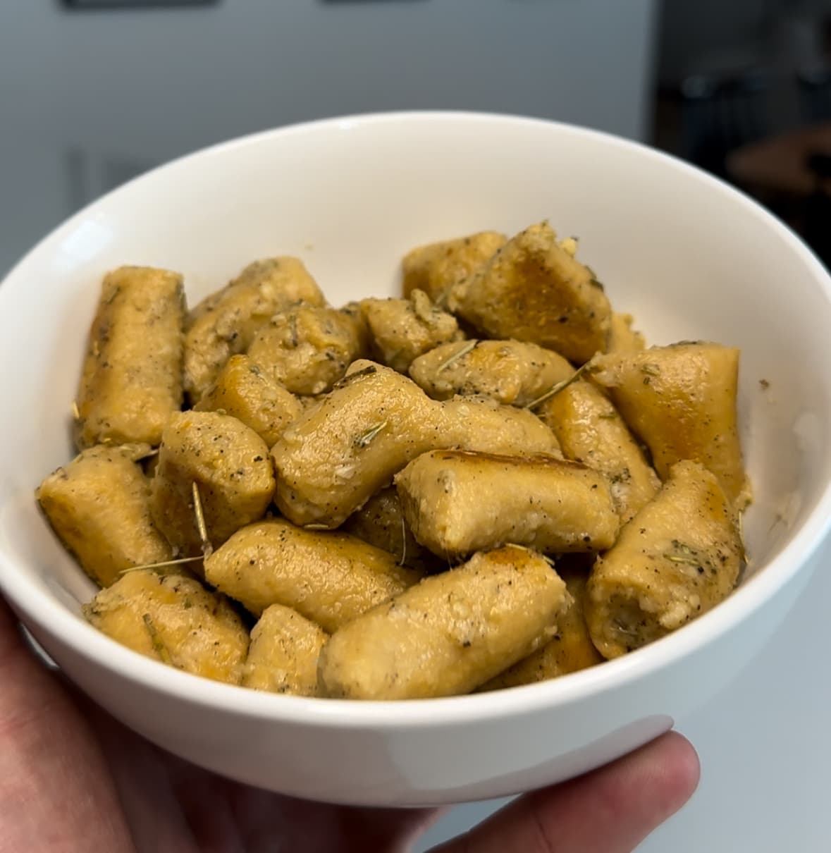 Sweet Potato Gnocchi w/ Maple Herb Butter Sauce